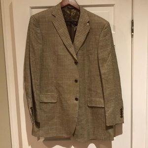 Brooks Brothers wool silk 3-button blazer 44L